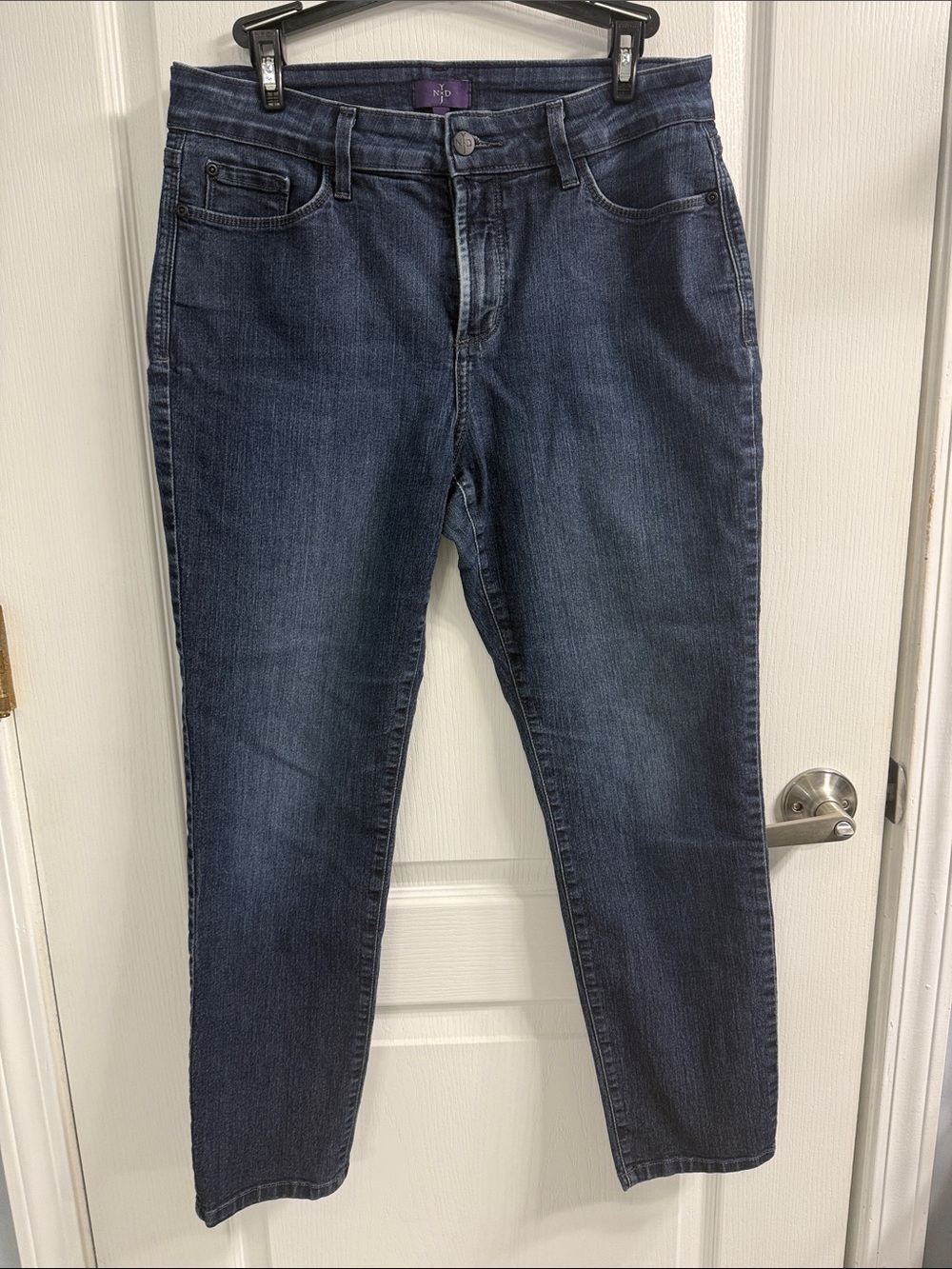NYDJ Ankle Leg Dark Indigo Jeans Lift Tuck Technology